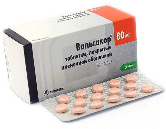Вальсакор таб. п/о 80мг N90 (Р)