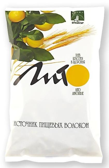 Отруби хрустящие ЛИТО пшеничные лимон 200 г