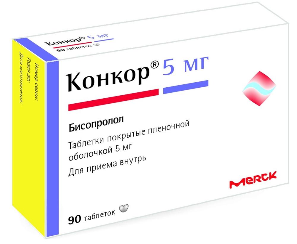 Конкор таб. 5мг N90 (Р)#
