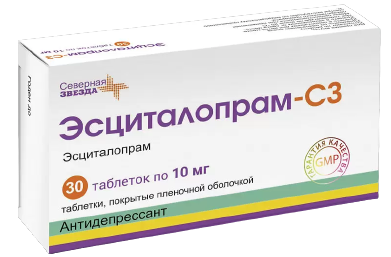 Эсциталопрам-СЗ таб.10мг N30 (Р)