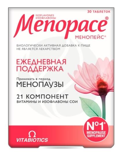 Менопейс Изофлавоны таб.N30 (Р) (ПТ)