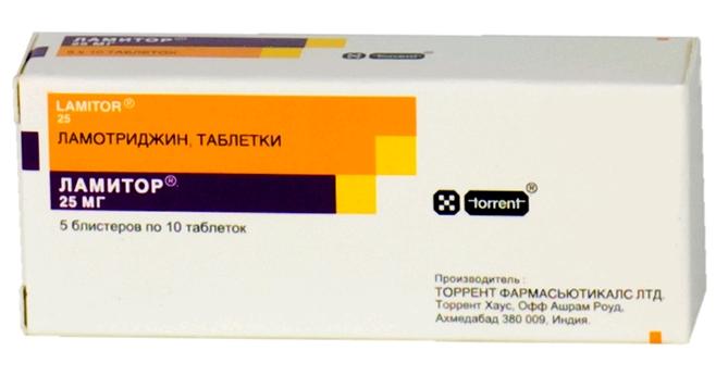 Ламитор таб. 25мг N50 (Р)