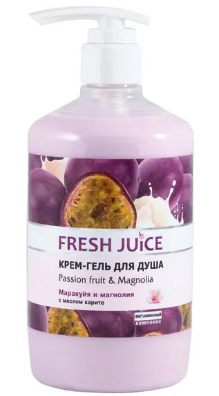 Fresh Juice Крем-гель для душа Passion fruit & Magnolia 750 мл