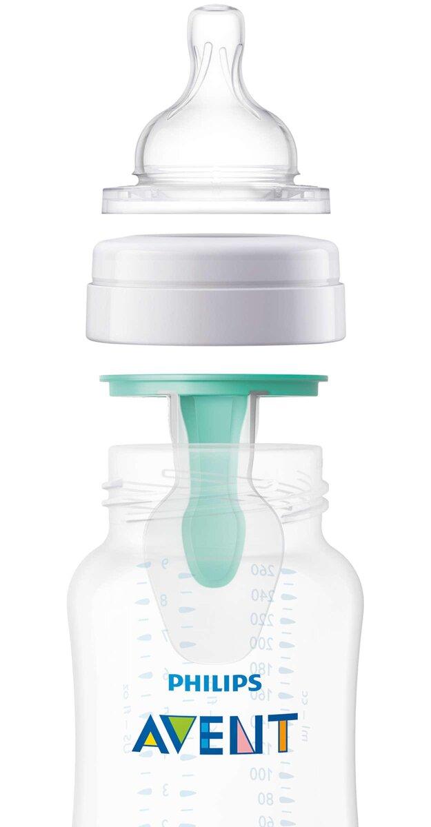AVENT Бутыл. Anti-colic 260мл N1 силик.соска (SCF813/17)(Р)
