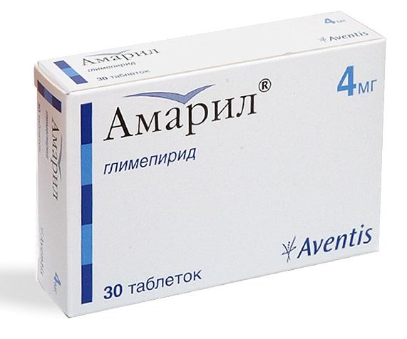 Амарил таб. 4мг N30 (Р)
