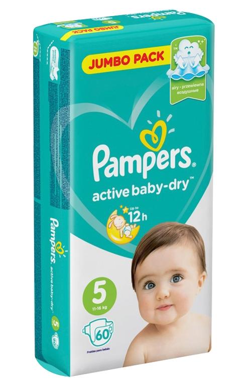 Подг.Pamp. ActBaby Dry 5 (11-16) N60 (Р)