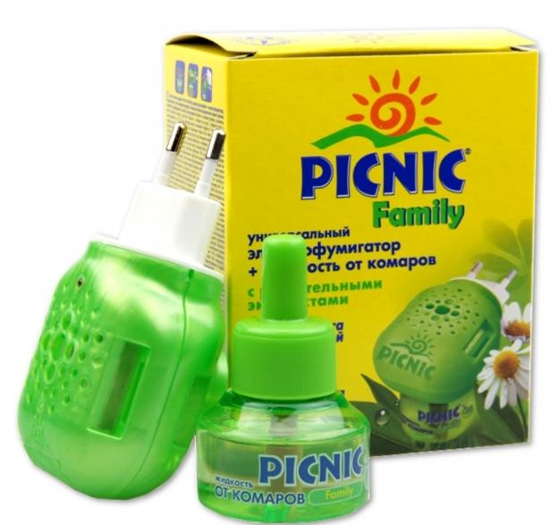 Picnic Family Фумигат.+жидк. о/комар. 45ноч.(Р)
