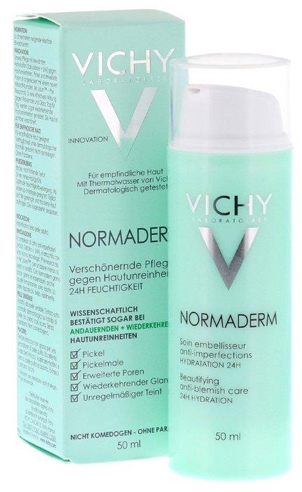 Vichy Normaderm Корректирующий уход против несовершенства кожи 24 часа увлажнения 50 мл