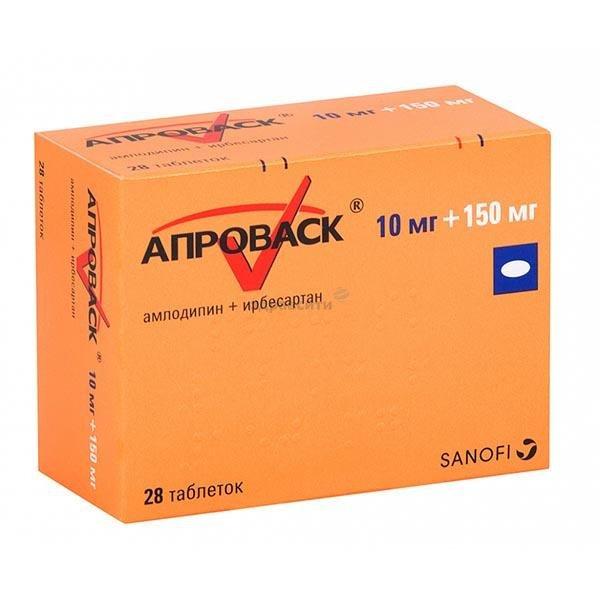 Апроваск таб.п/о 10мг+150мг N28 (Р)