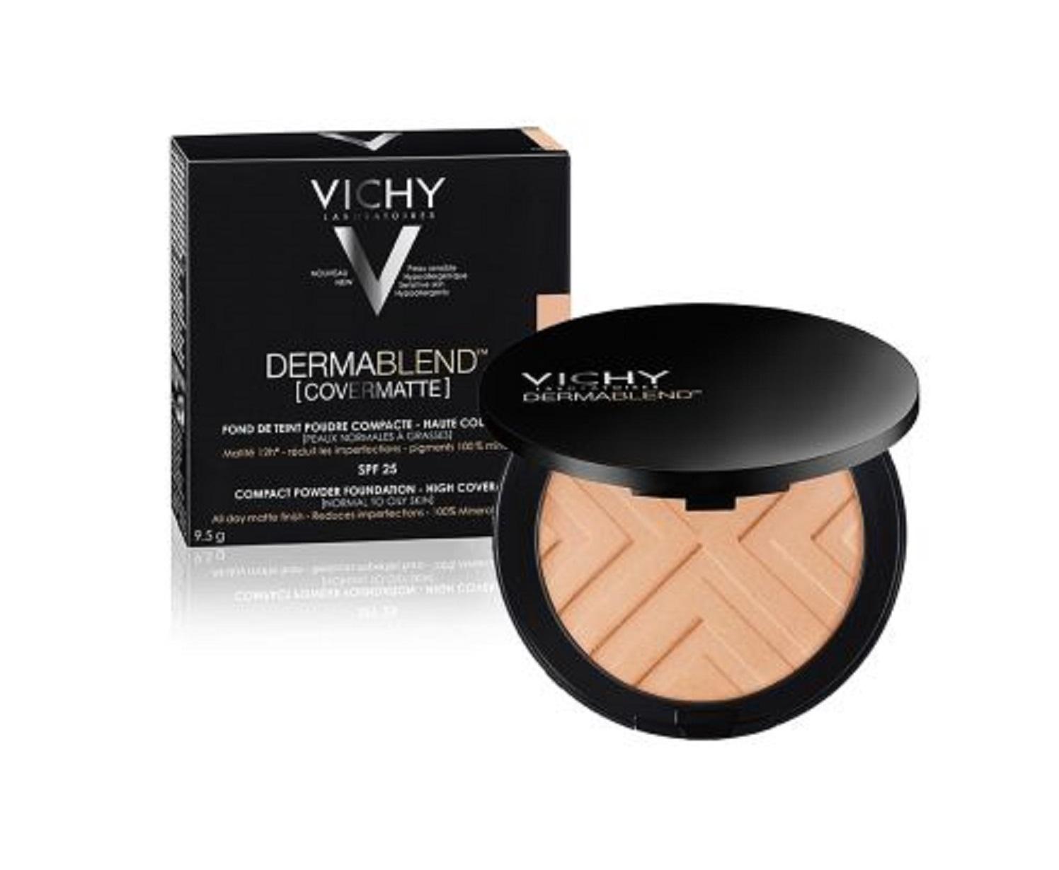 Vichy Dermablend Пудра компактная матирующая SPF25 тон 25