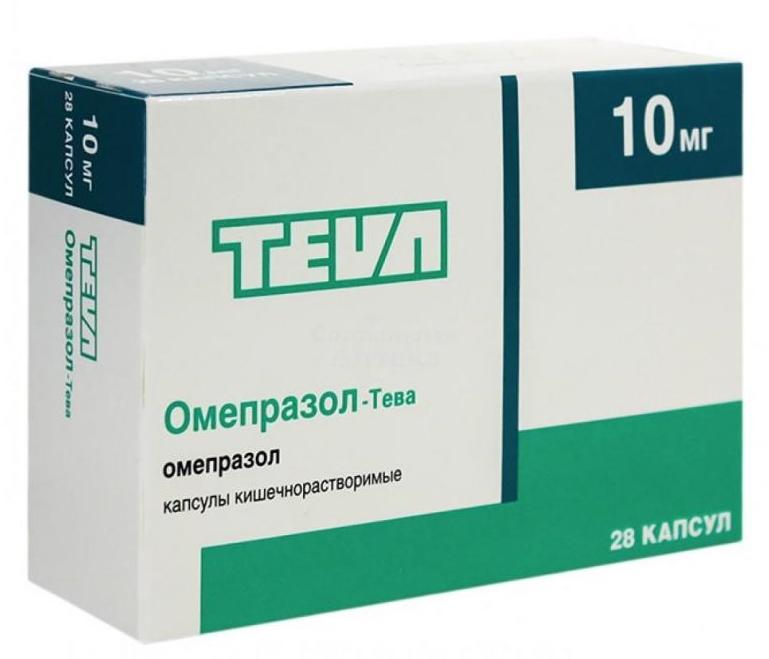 Омепразол-Тева капс. 10мг N28 (Р)#