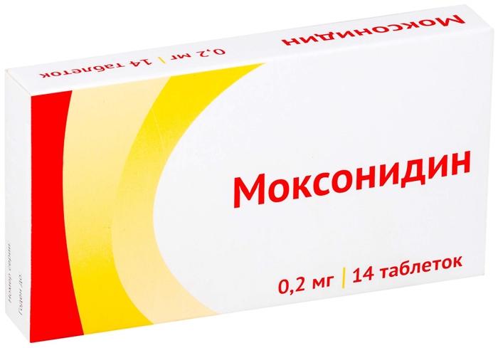 Моксонидин таб. п/о 0.2мг N14 (Р) Озон#
