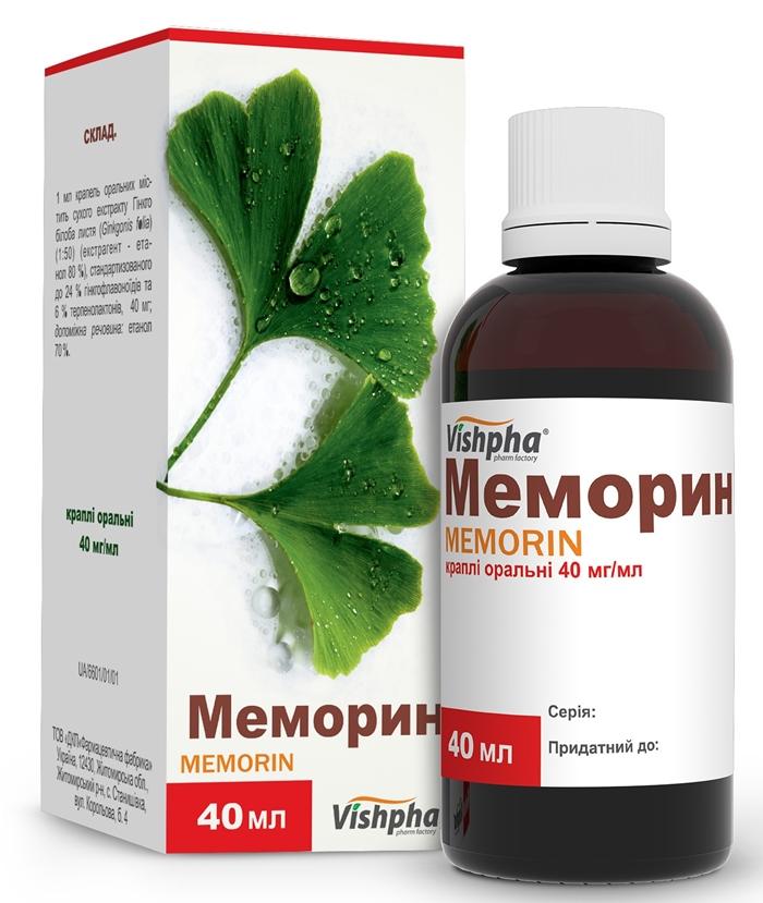 Меморин капли 40 мл