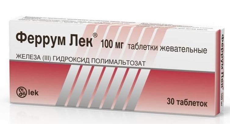 Феррум Лек жев.таб.100мг N30 (Р)#