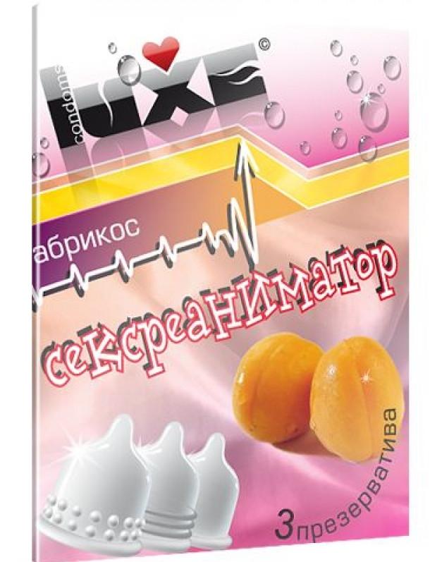 Презерв. Luxe N3 Сексреаниматор (персик)