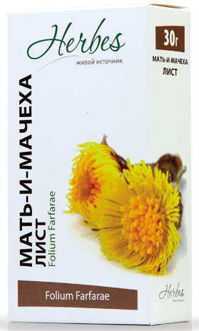 Мать-и-мачеха лист 30 г