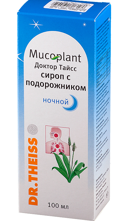 Сироп с подорож. Д-р Тайсс ночной 100мл (Р) (ПТ)