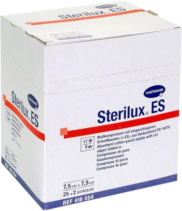 Салфетка марлевая стер. Sterilux ES 8сл. 7,5х7,5 см: 20 шт.