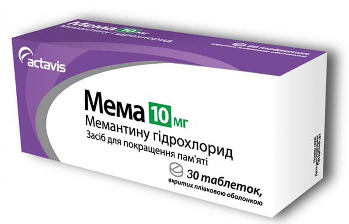 Мема таб. 10 мг: 30 шт.