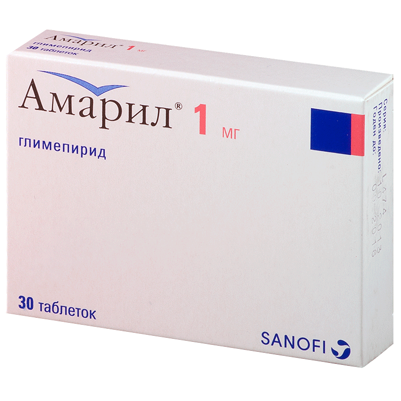 Амарил таб. 1 мг: 30 шт.