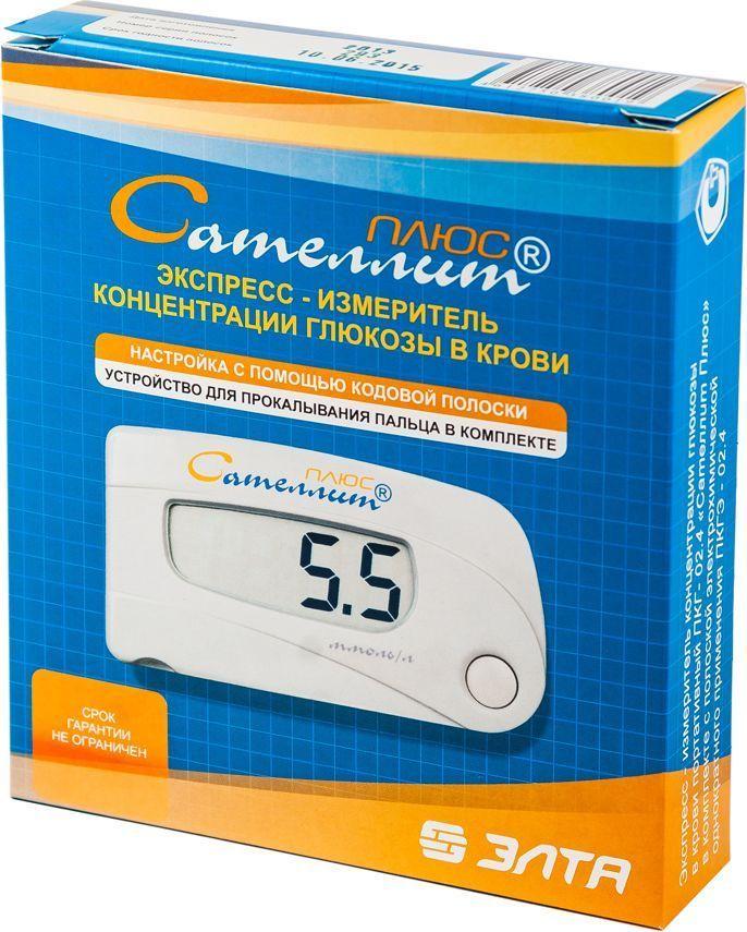 Глюкометр Сателлит Плюс (т/пол.N25) (Р)