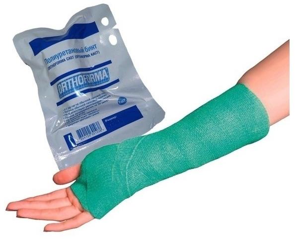 Бинт полиуретановый Orthoforma Cast 10смх3.6 м бел. (жест. фикс.)