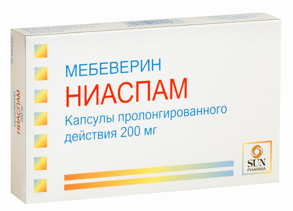 Ниаспам капс.пролонг.д-я 200мг N30 (Р)#
