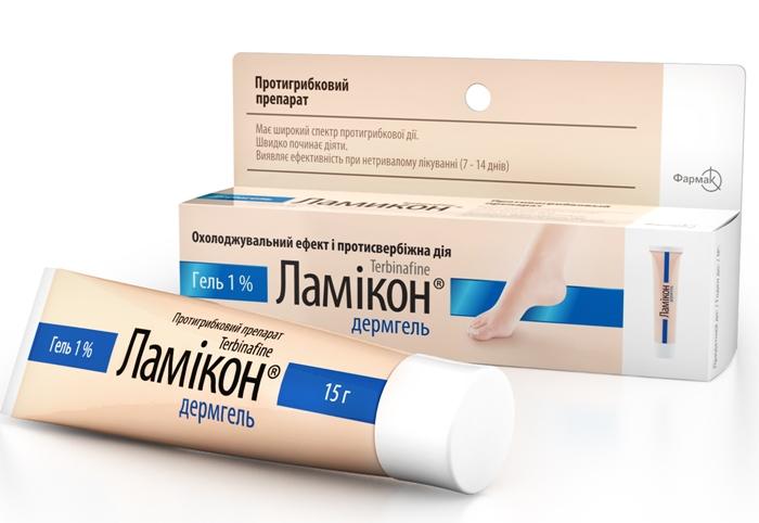 Ламикон дермгель 1% 15г