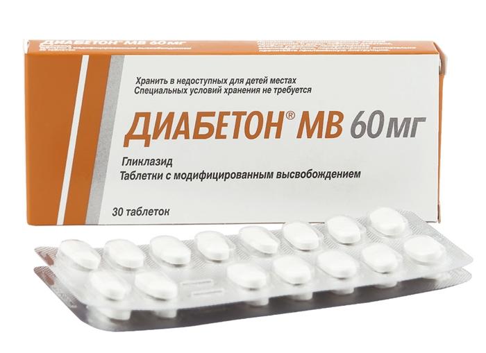 Диабетон МВ 60мг N 30 (Р)#