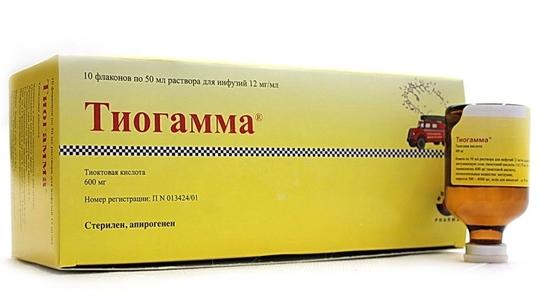 Тиогамма р-р инф. 1.2% 50 мл N 10 (Р)#