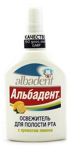 Освежитель д/рта спр."Альбадент" лимон 35мл (Р)