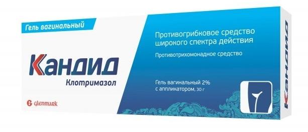 Кандид гель ваг. 2% 30г с аппл. (Р)#