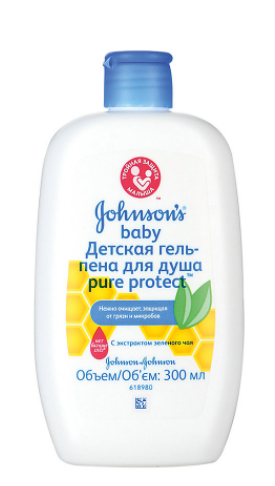 Дж. Бэби Гель-пена Pure Protect 300 мл