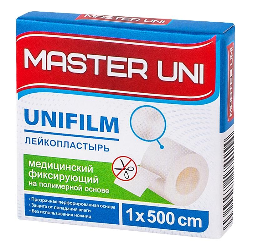 Пластырь полим.осн. 1х500см кат.карт.уп.Master Uni (Р)
