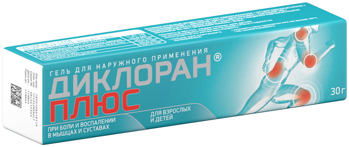 Диклоран плюс гель 1% 30г (Р)
