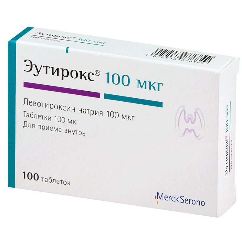 Эутирокс таб. 112мкг N 100 (Р)#
