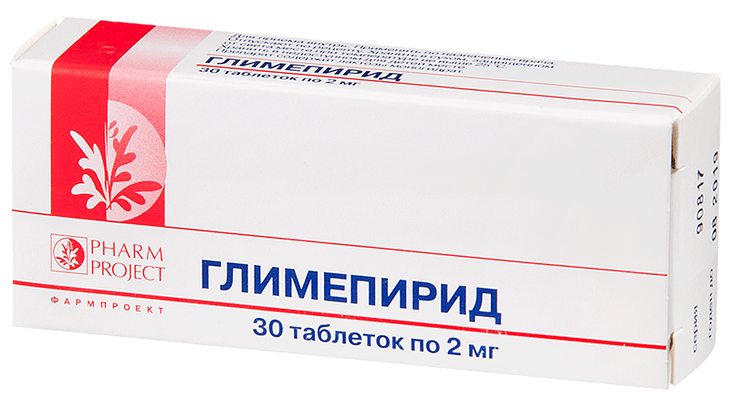 Глимепирид таб. 2мг N30 (Р)