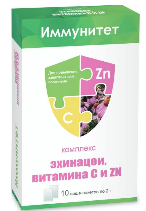 Компл. эхинац. вит.С и цинк саше 2г N10 (Р) (ПТ)