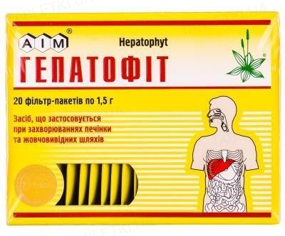 Гепатофит сбор 1,5 г: 20 шт.