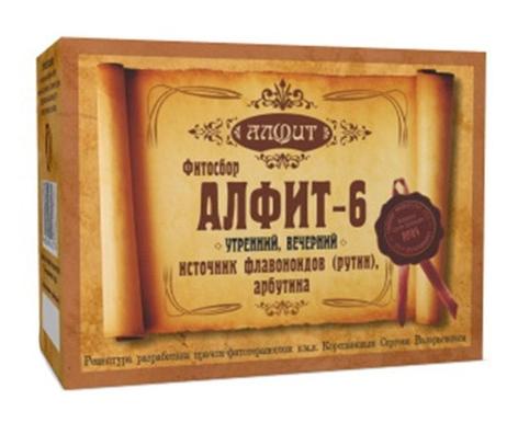 Фитосбор Алфит 6 (почечный) 2г N60 (утро-вечер) (Р) (ПТ)