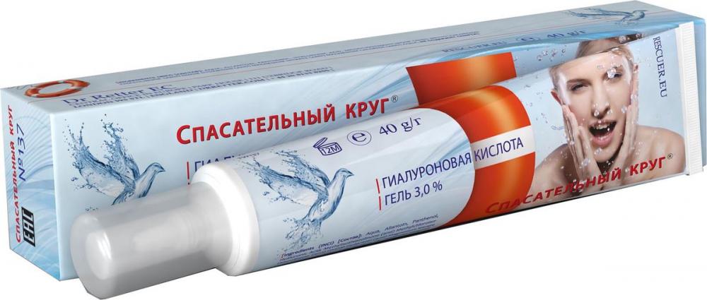 СпасатКруг Гель Гиалурон.к-та 3% 40г (Р)