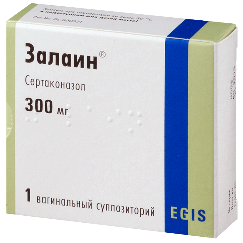 Залаин супп. ваг. 300мг N1 (Р)