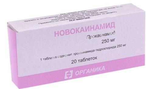 Новокаинамид таб. 250 мг: 20 шт.