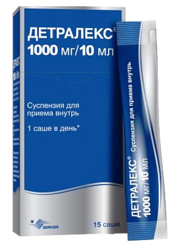 Детралекс суспензия саше 1000мг/мл 10мл №15