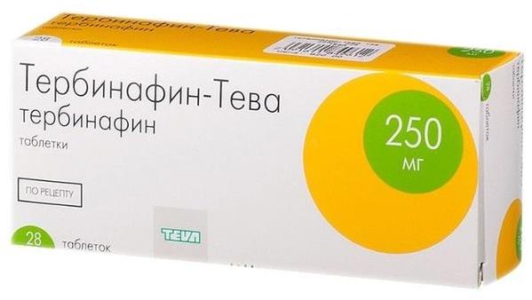 Тербинафин-Тева таб. 250мг N28 (Р) Тева