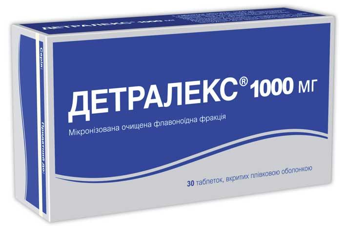 Детралекс таб.п/о 1000мг N 30 (Р)