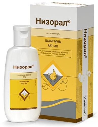 Низорал шампунь 2% 60мл (Р) Янссен