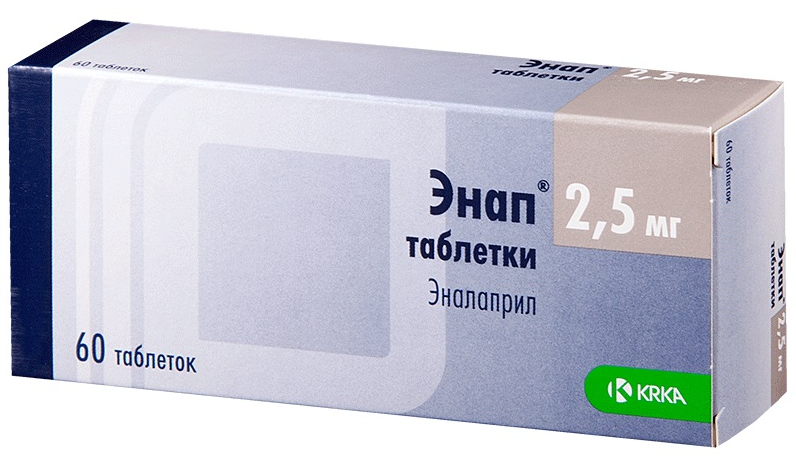 Энап таб. 2.5мг N60 (Р)#