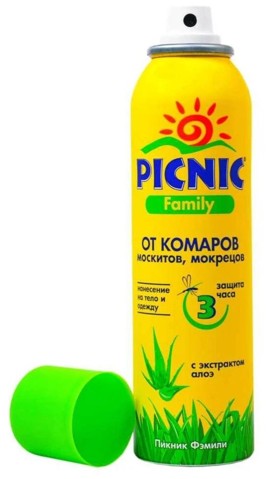 Picnic Family Аэрозоль от комар./моск./мокрец. 150мл (Р)