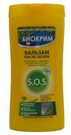 Лето! Биокрим Бальзам SOS п/загара 200мл (Р)